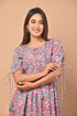 Floral Jaal Print Cotton Tier Dress (CRD02)